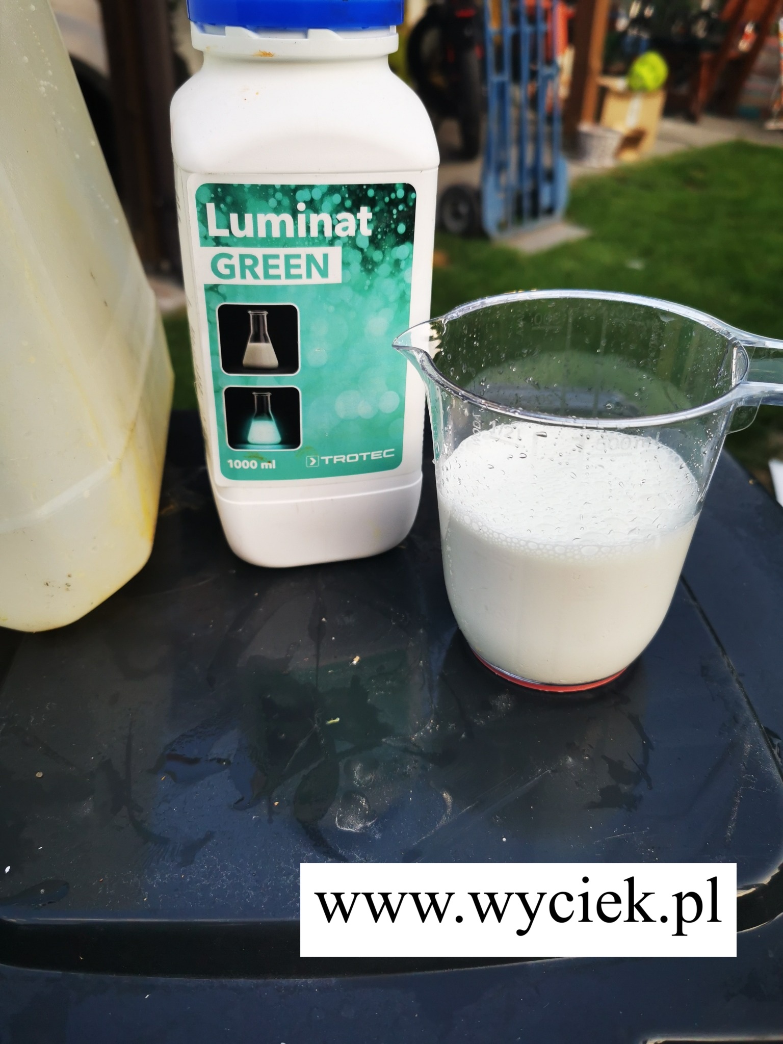 Barwnik fluorescencyjny Luminat Green do badań szczelności