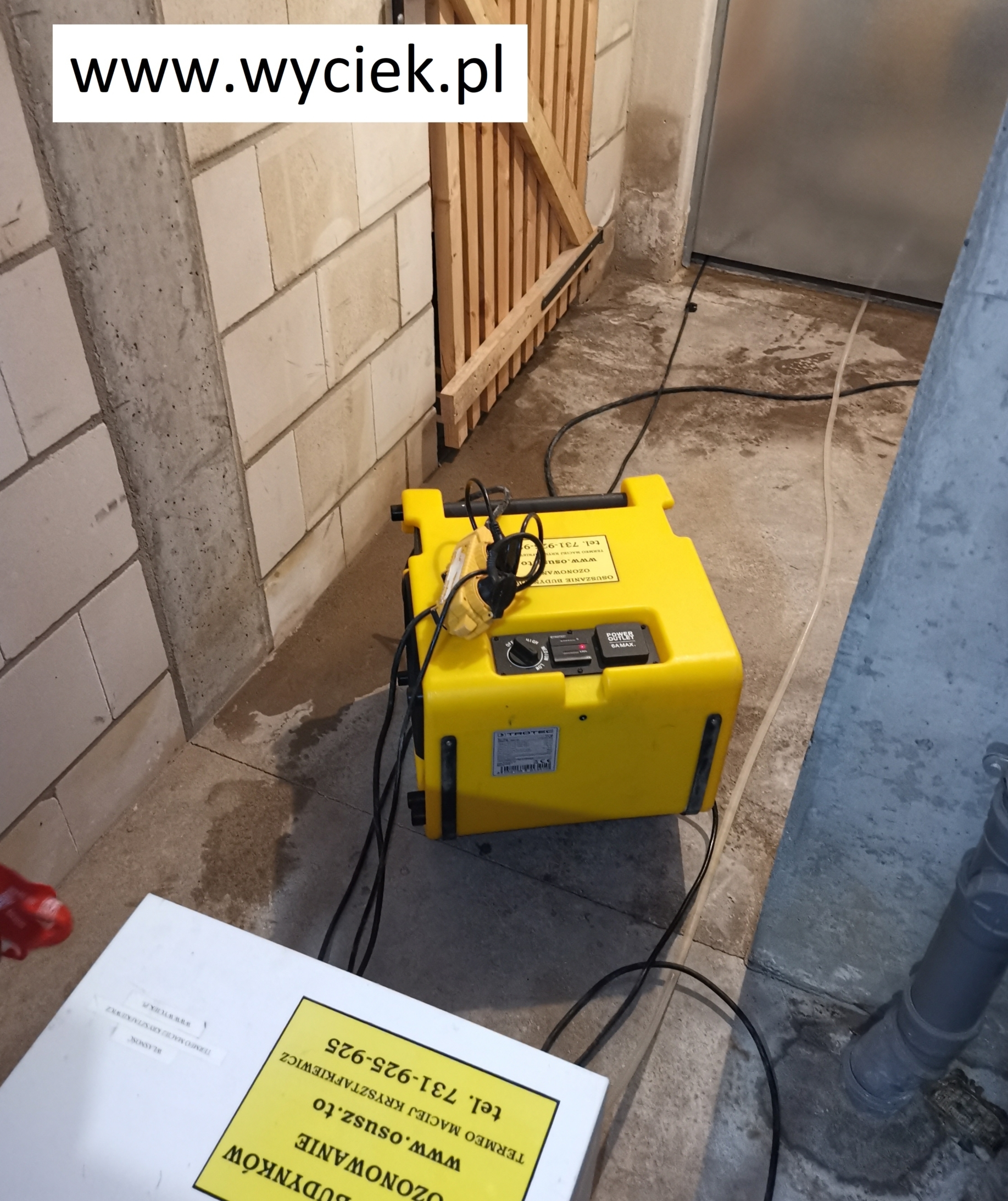 Osuszanie piwnic po zalaniu – osuszanie po zalaniu ścian i posadzek