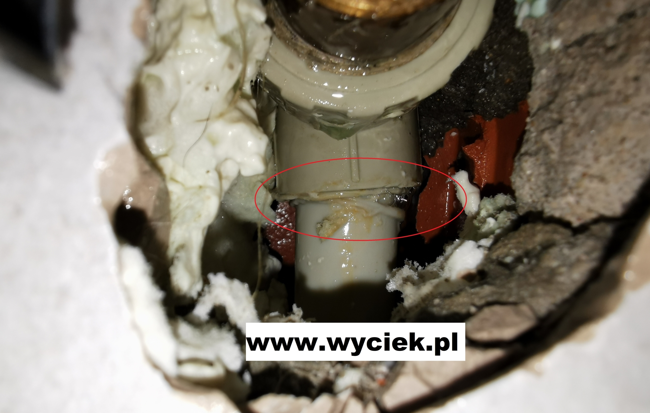 Lokalizacja wycieków wody kamerą termowizyjną