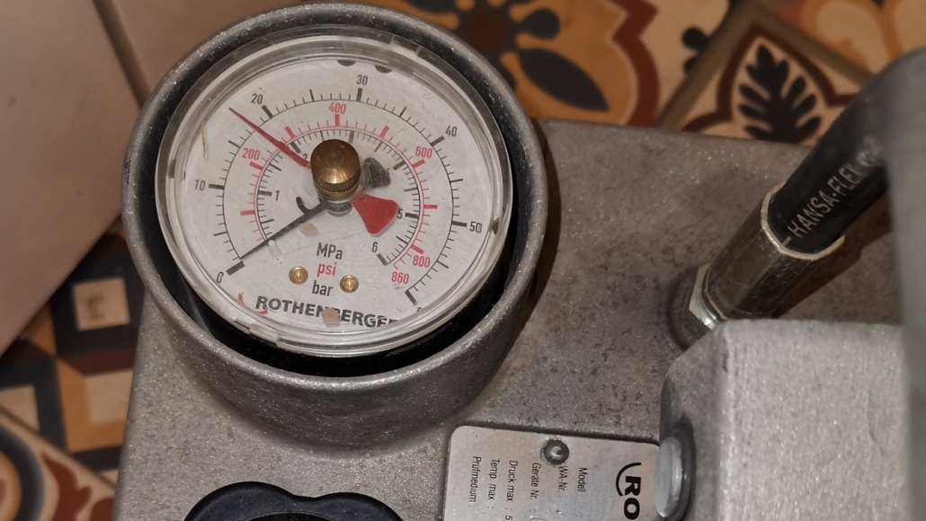 Próba szczelności instalacji Śląsk