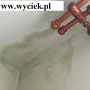 Zalany sufit zalane ściany co robić