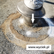 Nieszczelność dachu z papy