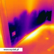 Zawilgocona ściana i wyciek z ogrzewania podłogowego Gliwice