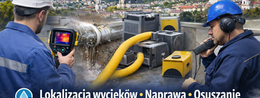 Lokalizacja wycieków, naprawa i osuszanie – Bielsko-Biała, Cieszyn, Żywiec