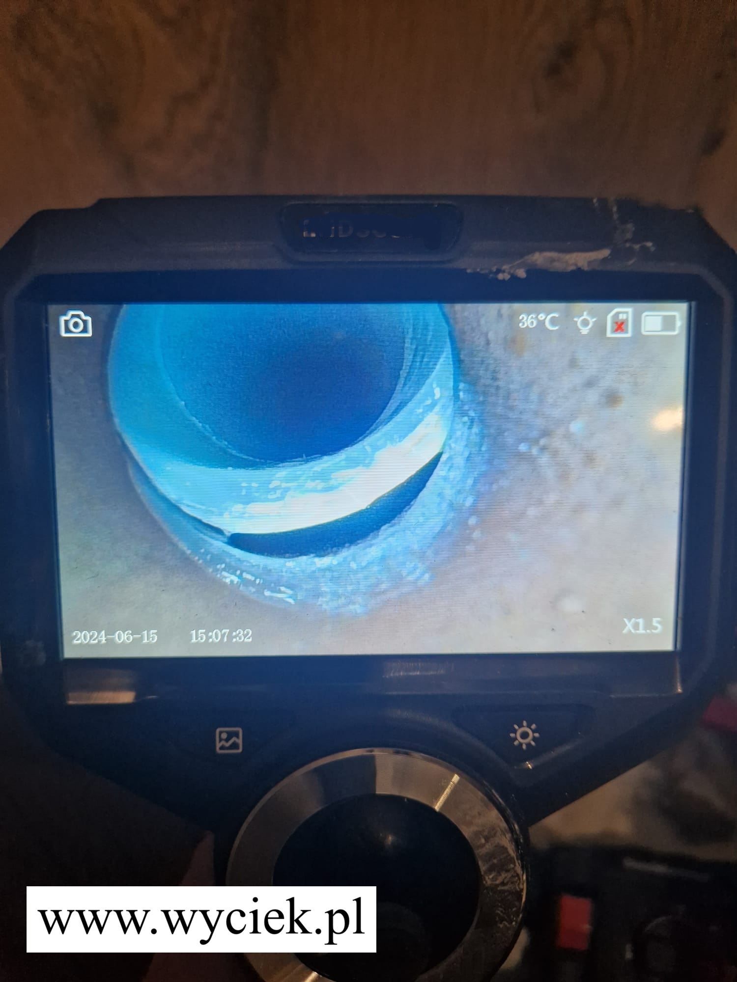 Kamera inspekcyjna do lokalizacji wycieków wody i kanalizacji