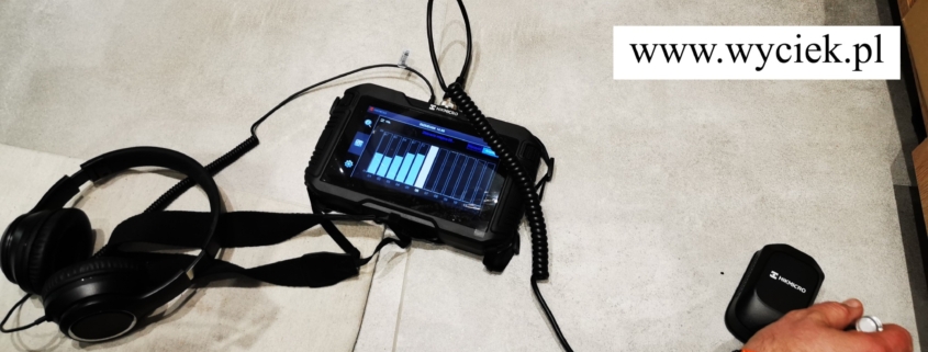 Wykrywanie wycieków za pomocą geofinu