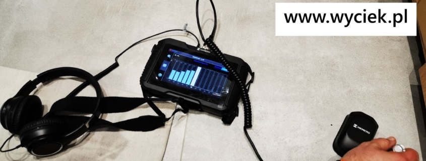 Wyciek wody Bestwina – lokalizacja nieszczelności instalacji przy użyciu geofonu akustycznego