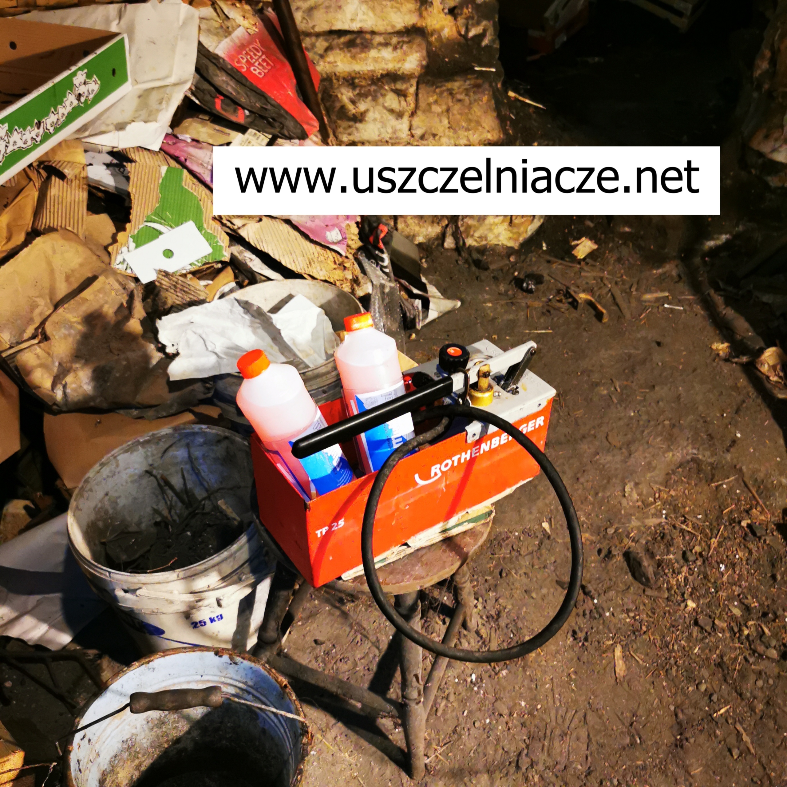 Zestaw do aplikacji uszczelniacza Multiseal – pompa Rothenberger