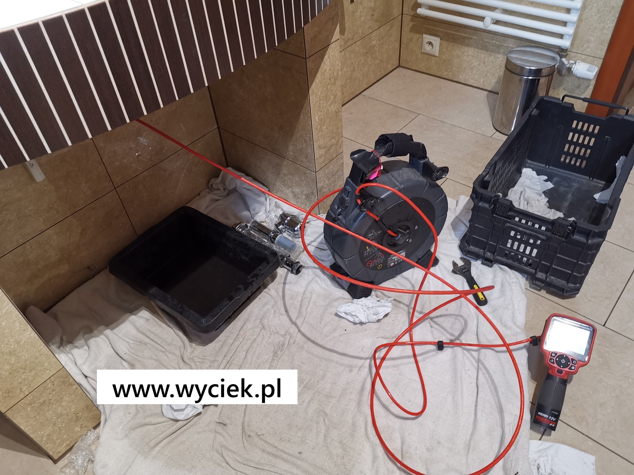 wyciek wody Bielsko Biała kanalizacja wykrywanie nieszczelności