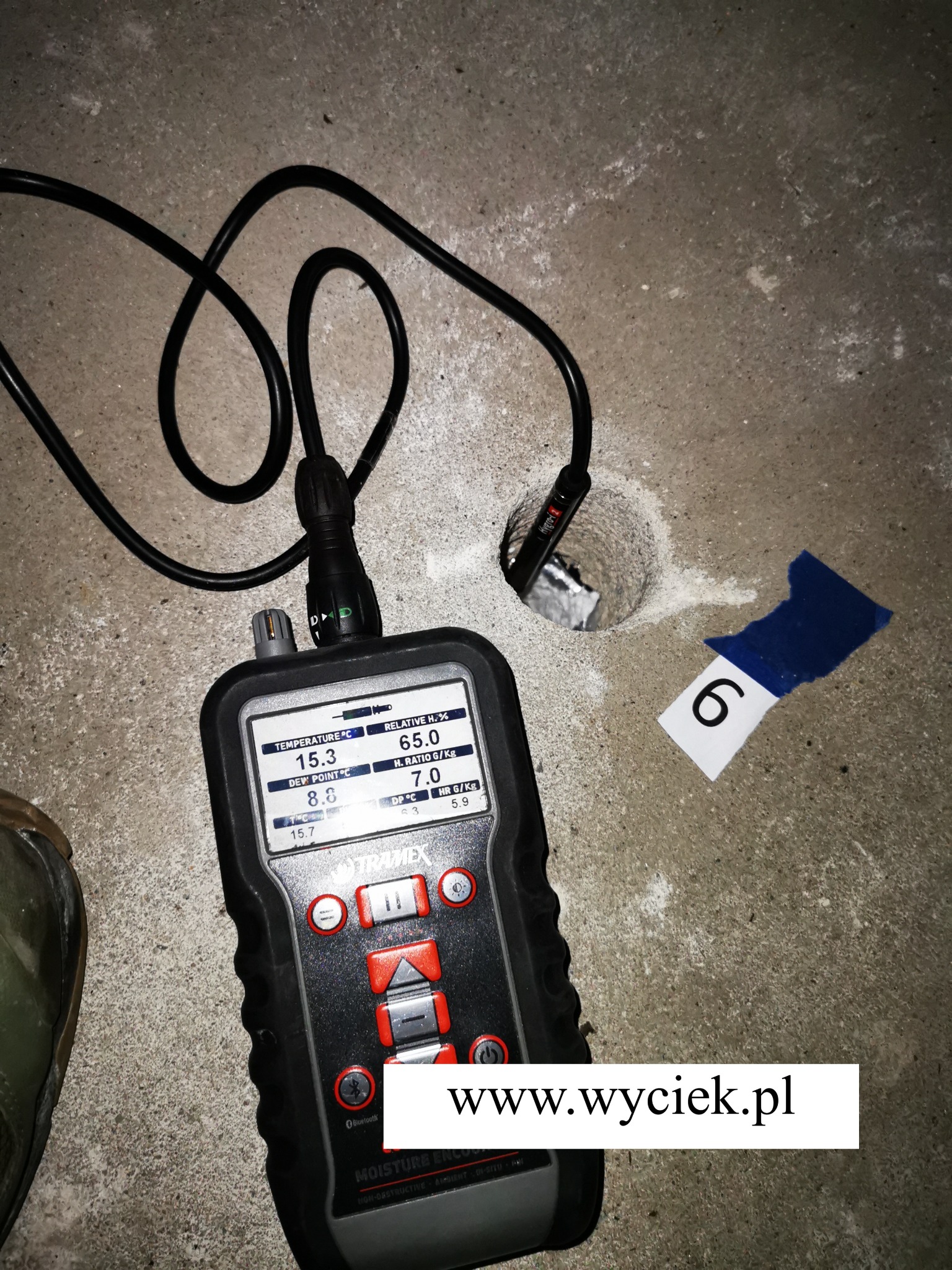 Pomiary wilgotności Katowice podposadzkowe