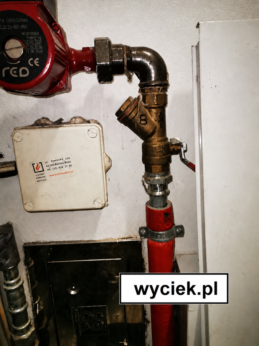 Demontaż filtra siatkowego przed uszczelnieniem instalacji CO preparatem Multiseal 30 E