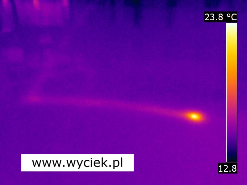 Lokalizacja wycieku wody Chorzów termowizją