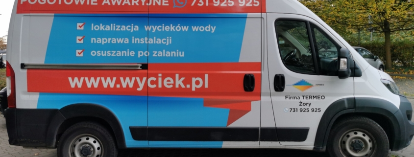 Firma od wycieków Czechowice Dziedzice – samochód Termeo